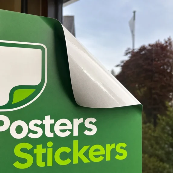 Tijdelijke sticker gemaakt van Easydot.