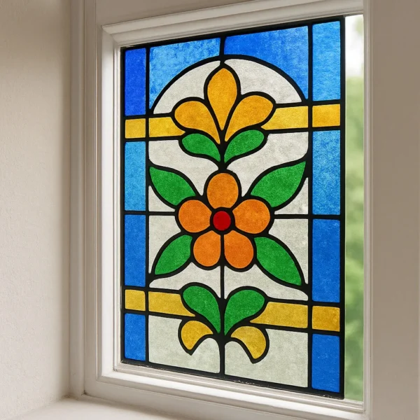 Glas in lood stickers