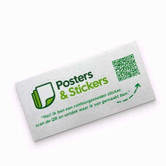 Metallic stickers met eigen ontwerp of logo laten maken