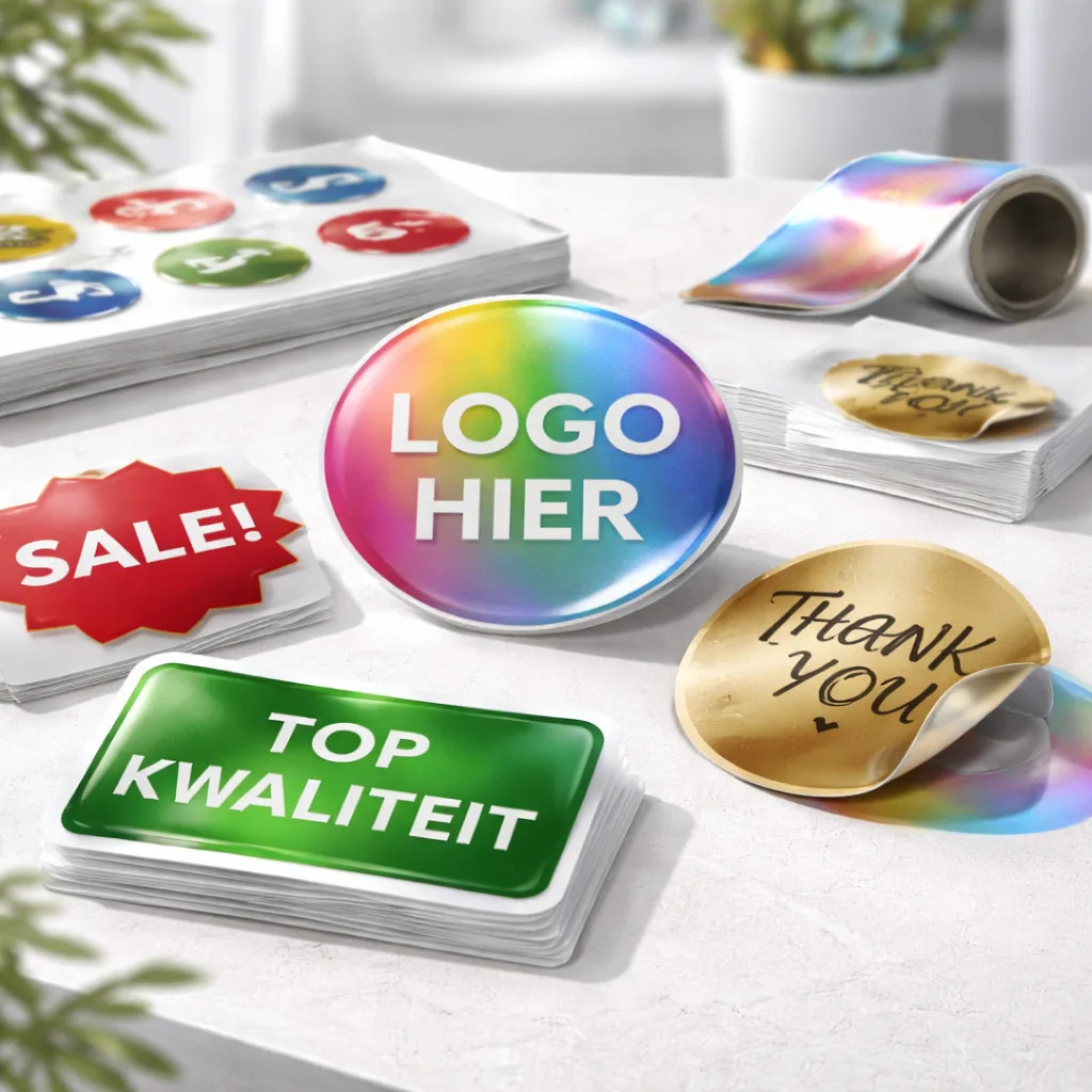 Posters & Stickers Glimmende Stickers